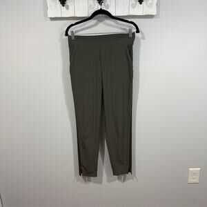 Athleta Brooklyn Ankle Pant Olive Green Size 2 Stretch EUC9
